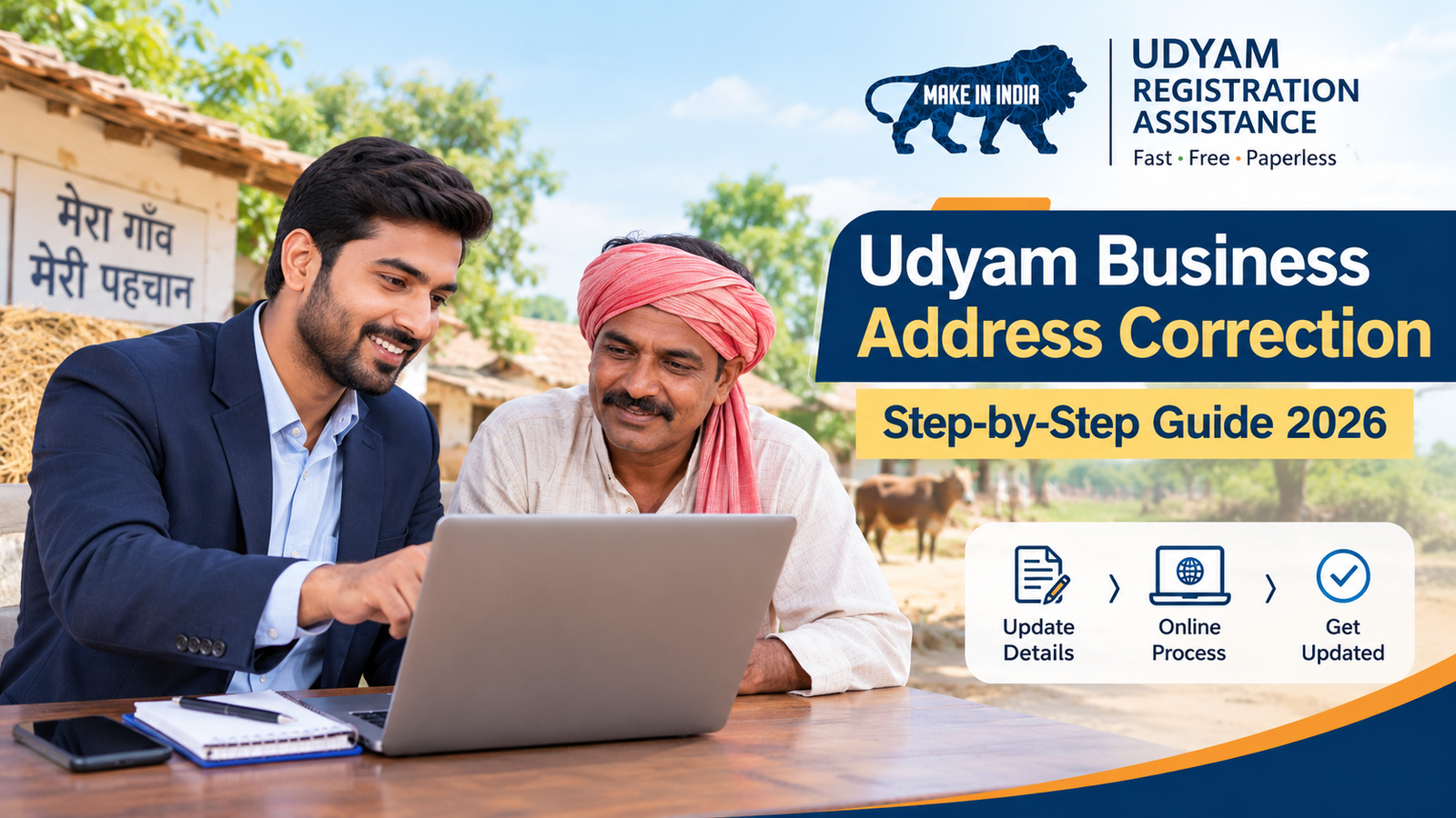 Udyam Business Address Correction| Step-by-Step Guide 2026